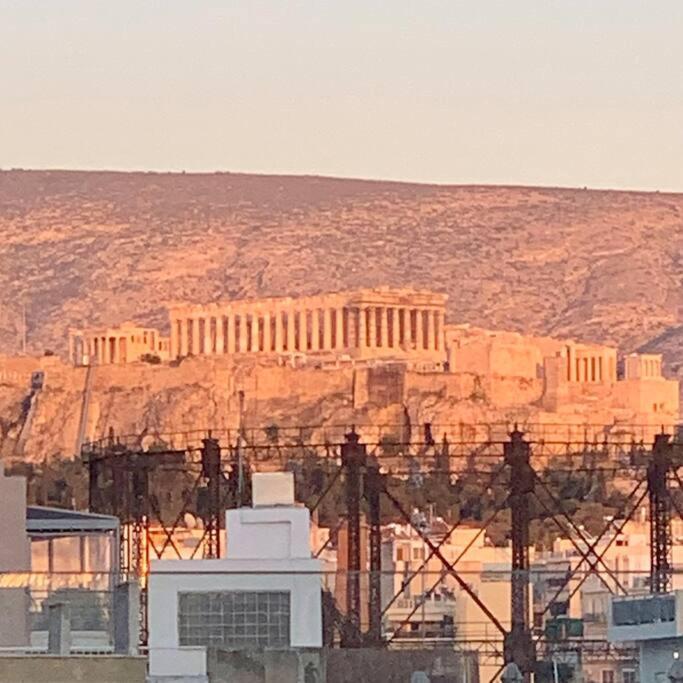 Fab New Flat In Central Athens W/ Acropolis Views Luaran gambar